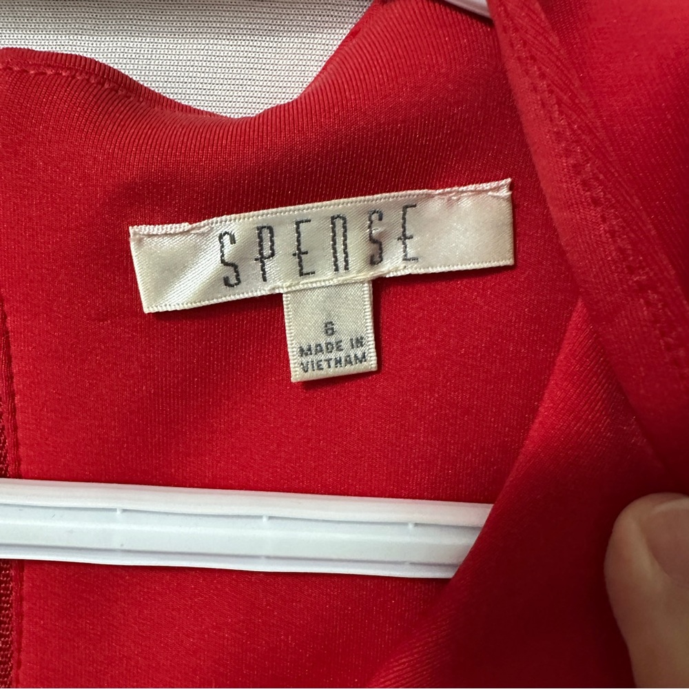 Spense Vibrant Red Midi Dress - Picture 8 of 10